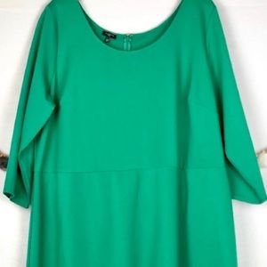 Green Talbots Size 20 Sheath Dress